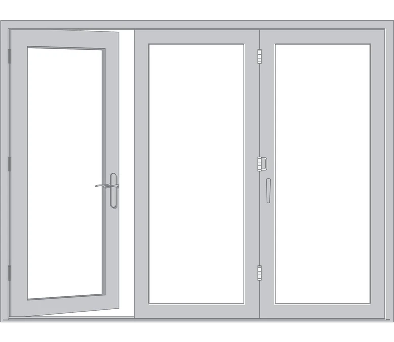 PELLA® RESERVE TRADITIONAL Wood Bifold Patio Door